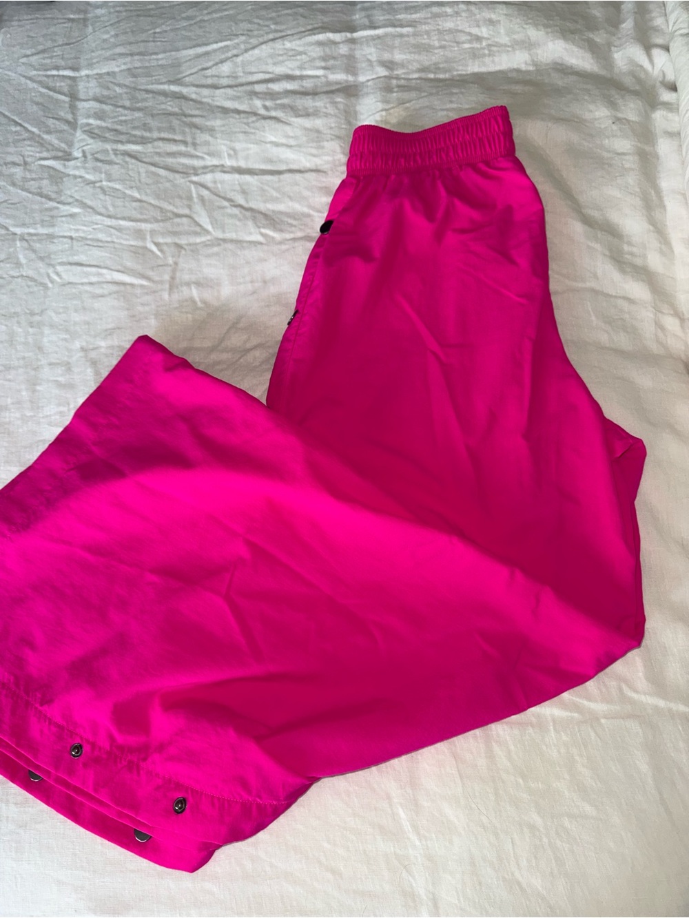 Zumba Fitness Hot Pink Snap-Trim Track Pants